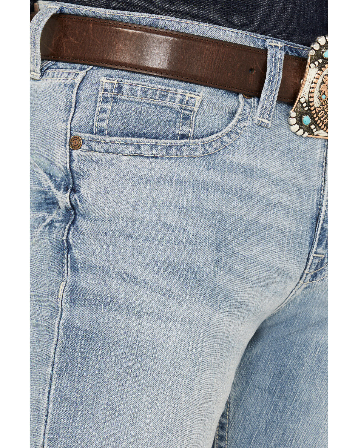 Image #2 - Cody James Men's Owens Light Wash Slim Boot Stretch Denim Jeans, , hi-res