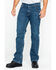 Wrangler Retro Men's FR Advanced Comfort Slim Bootcut Work Jeans , Blue, hi-res