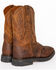 Image #11 - Cody James® Men's Broad Square Toe Western Work Boots, Brown, hi-res
