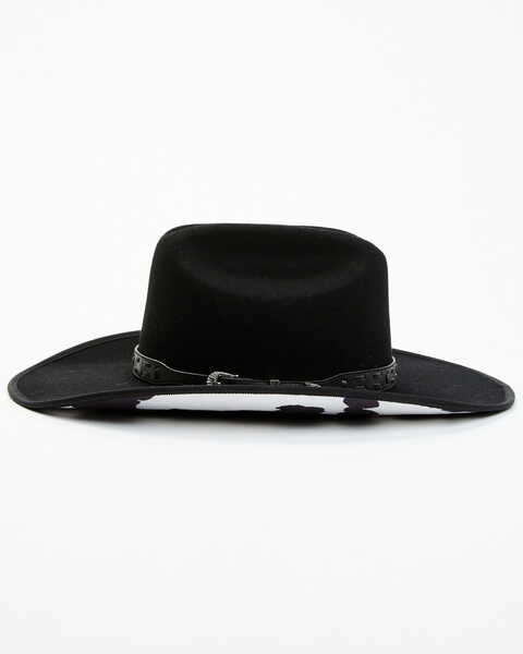 Cowboy Hats, Boots & Saddle Print Western Cotton Bandana in Navy
