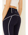 Image #4 - Free People Women's You're A Peach Leggings, Navy, hi-res