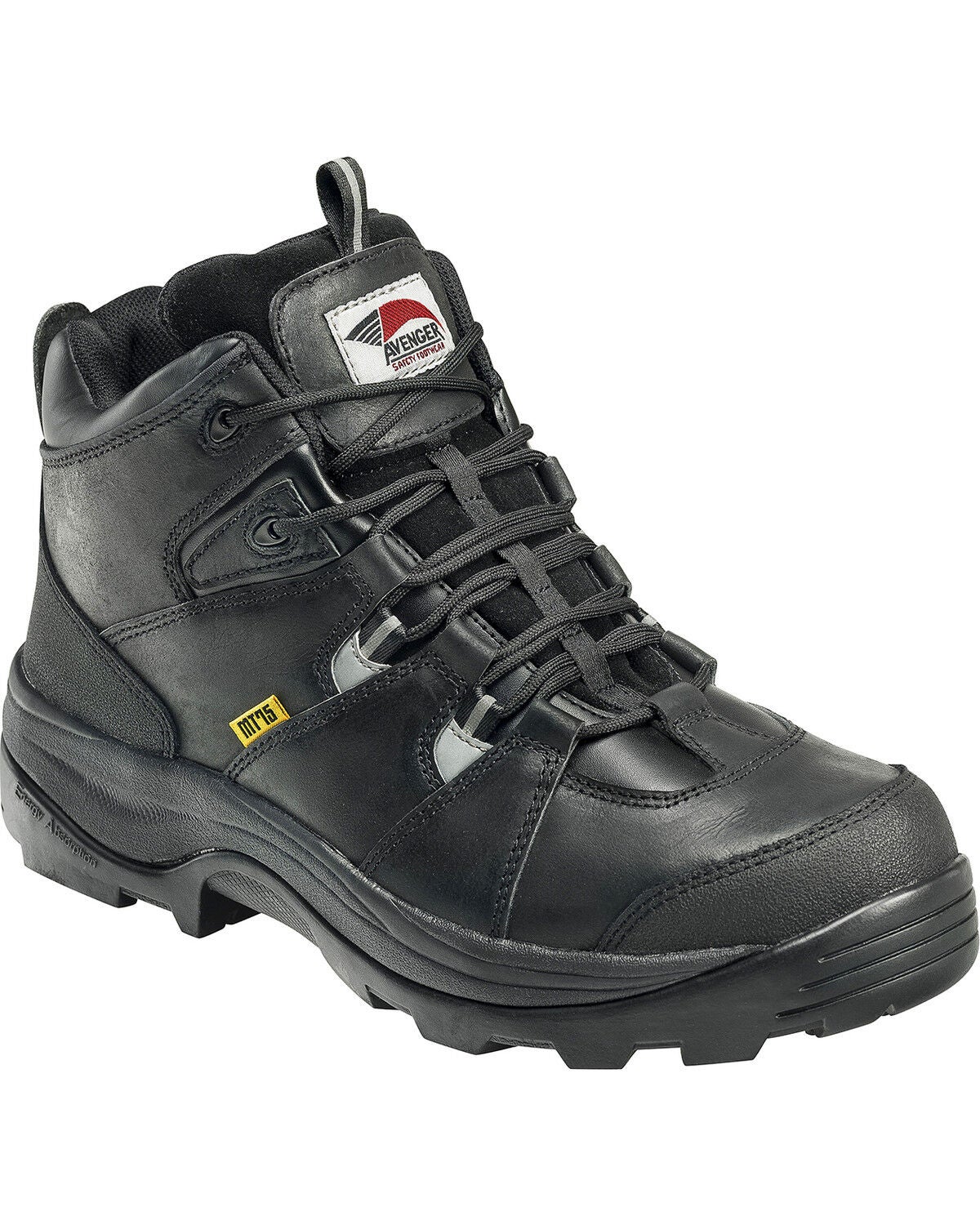 Avenger Men's Work Boots - Steel Toe, Black, hi-res