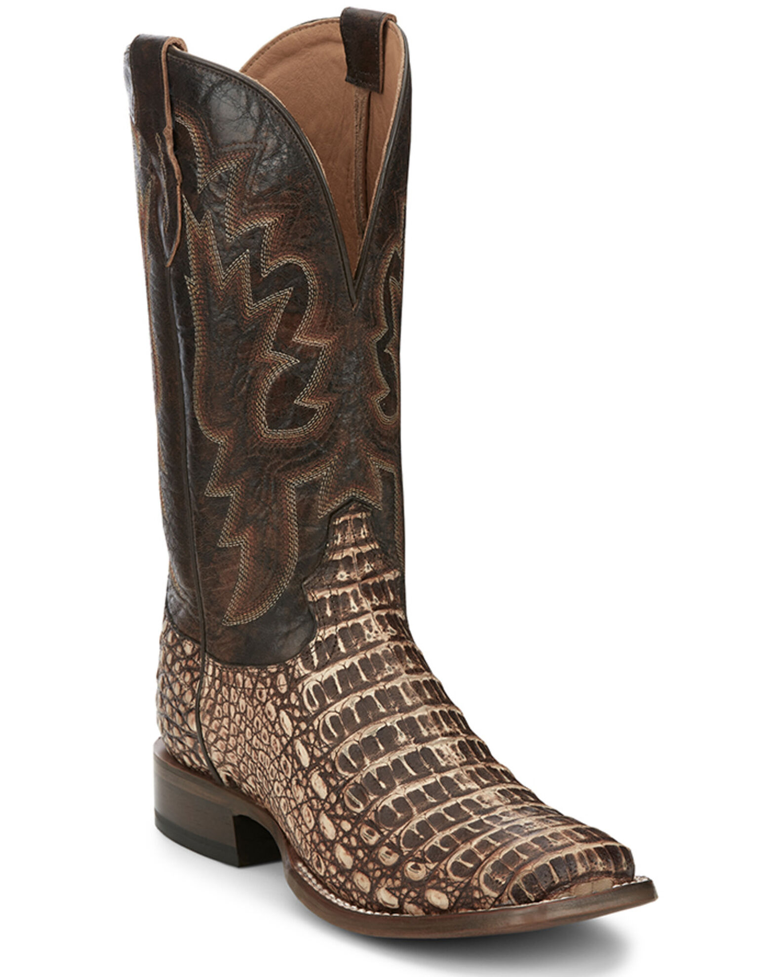 Tony lama caiman boots square toe discount