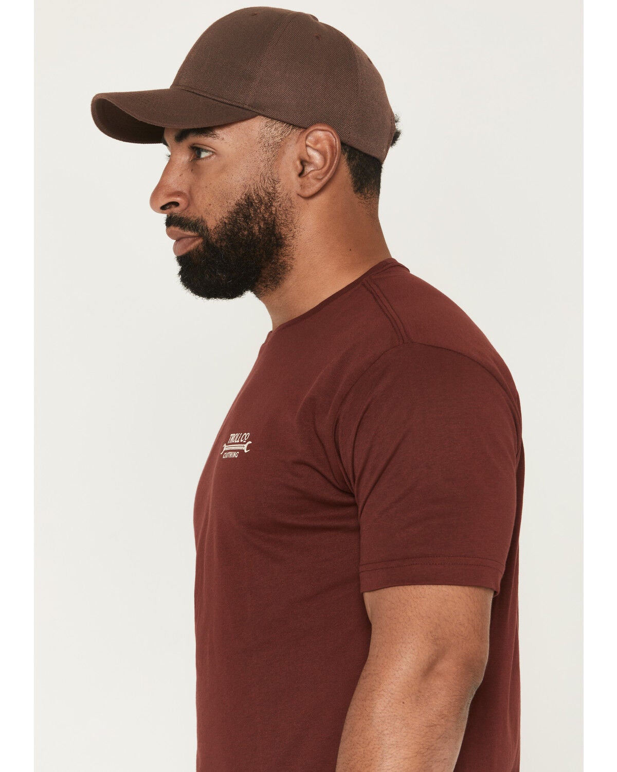 Image #3 - Troll Co Men's Wing Spanner Short Sleeve Graphic T-Shirt, Burgundy, hi-res