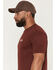 Image #3 - Troll Co Men's Wing Spanner Short Sleeve Graphic T-Shirt, Burgundy, hi-res