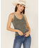 Beyond The Radar Women's Sweater Knit Cami, Light Blue, hi-res