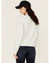 Image #4 - Carhartt Women's Loose Fit Midweight Henley Sweatshirt, Seafoam, hi-res