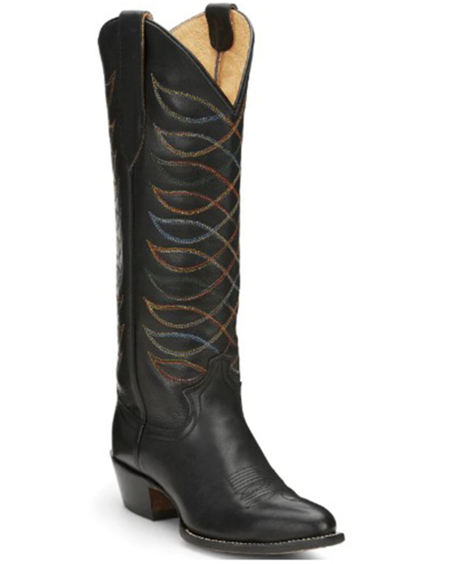 Justin ostrich shop boots womens