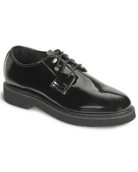 Rocky Men's High Gloss Dress Oxford Shoes, Black, hi-res