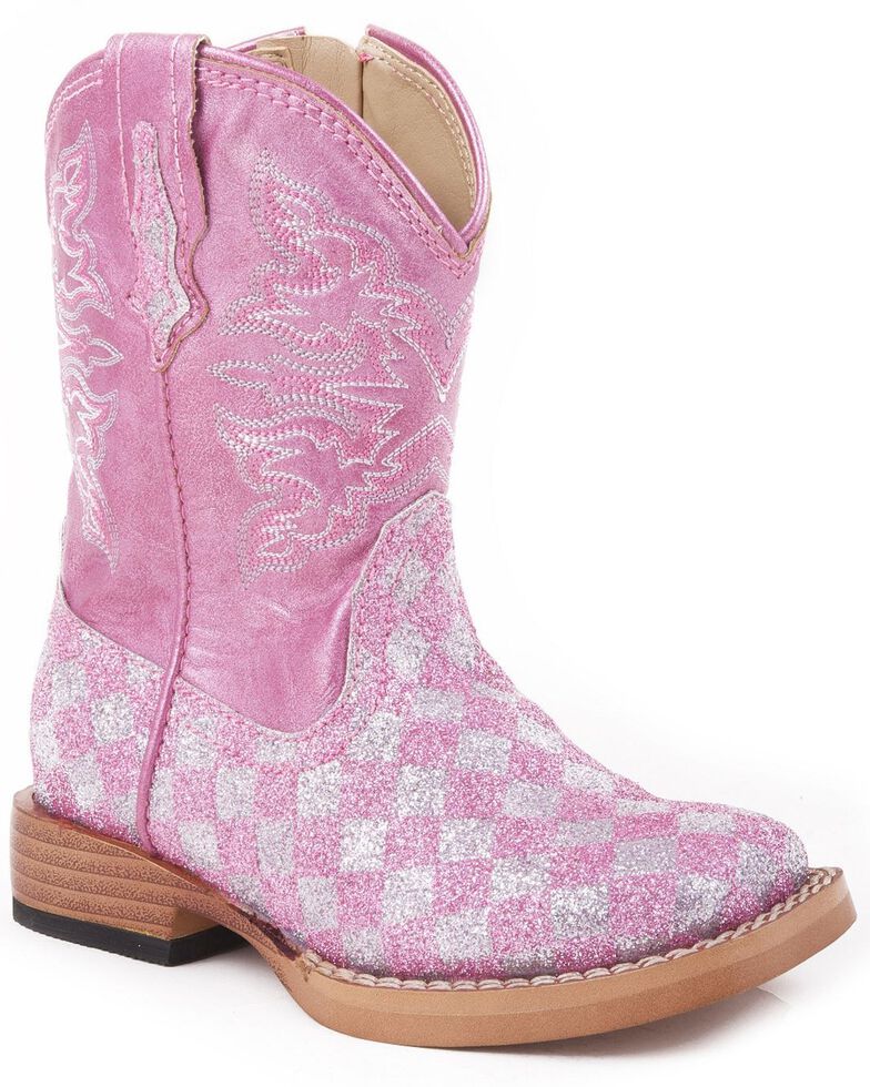 glitter western boots