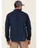 Image #4 - Columbia Men's Flare Gun Small Plaid Print Long Sleeve Button Down Western Flannel Shirt, Blue, hi-res