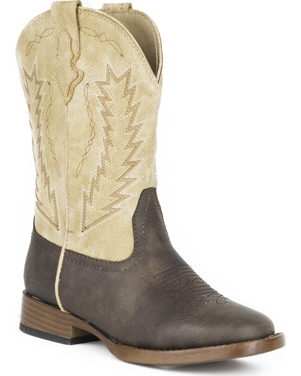 Image #1 - Roper Boys' Billy Arrowhead Western Boots - Square Toe, , hi-res