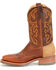 Image #2 - Double H Men's Snakebite Saddle Vamp Western Boots - Square Toe, , hi-res