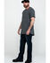 Image #6 - Hawx Men's Pocket Henley Short Sleeve Work T-Shirt, Charcoal, hi-res