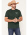 Image #1 - Seager Men's Branded Short Sleeve Graphic T-Shirt, Green, hi-res
