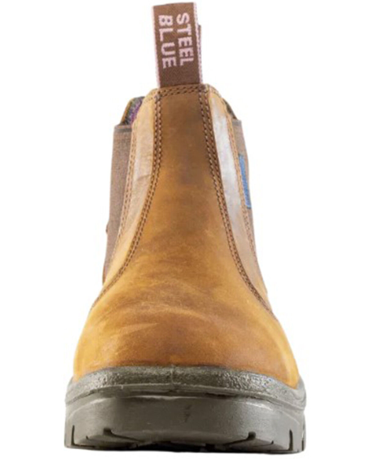 Image #4 - Steel Blue Women's Hobart Work Boots - Steel Toe, Brown, hi-res
