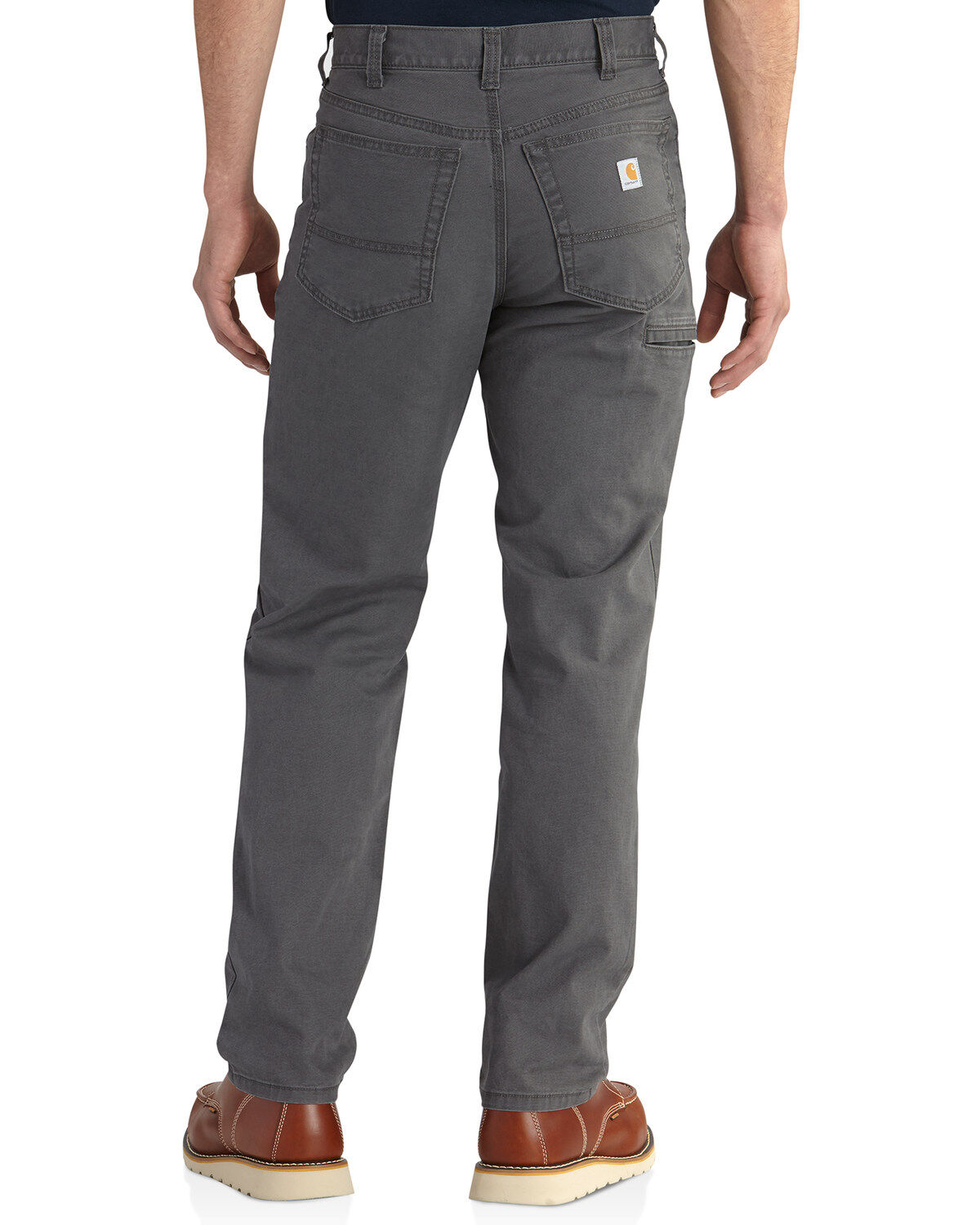 Image #2 - Carhartt Men's Rugged Flex® Rigby Five-Pocket Pants, Charcoal Grey, hi-res