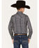 Cody James Boys' Paisley Stripe Print Long Sleeve Snap Western Shirt, Purple, hi-res