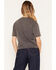 Image #4 - Shyanne Women's Steer Head Chain Front Short Sleeve Graphic Tee, Black, hi-res