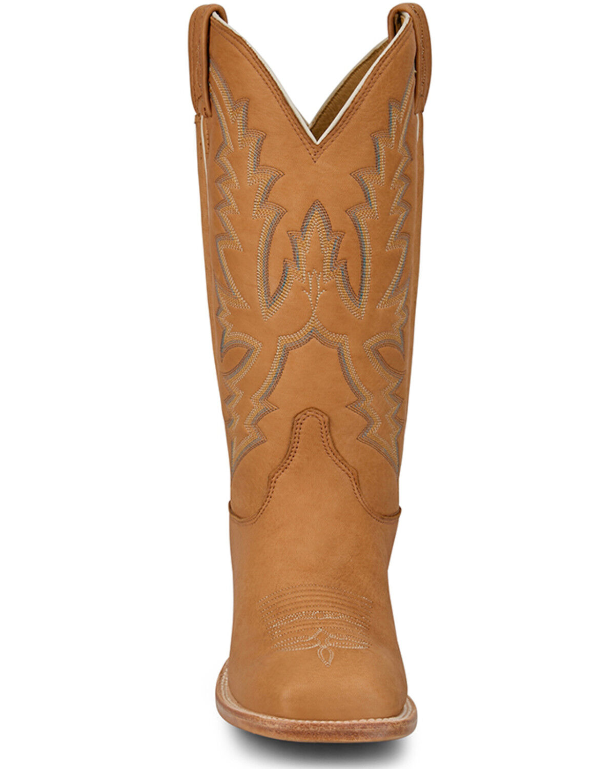 Image #4 - Justin Men's Boston Deer Tall Western Boots - Square Toe, Cognac, hi-res