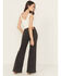 Image #3 - Levi's Women's Cut and Dry Ribcage Bell Bottom Flare Denim Jeans, Black, hi-res