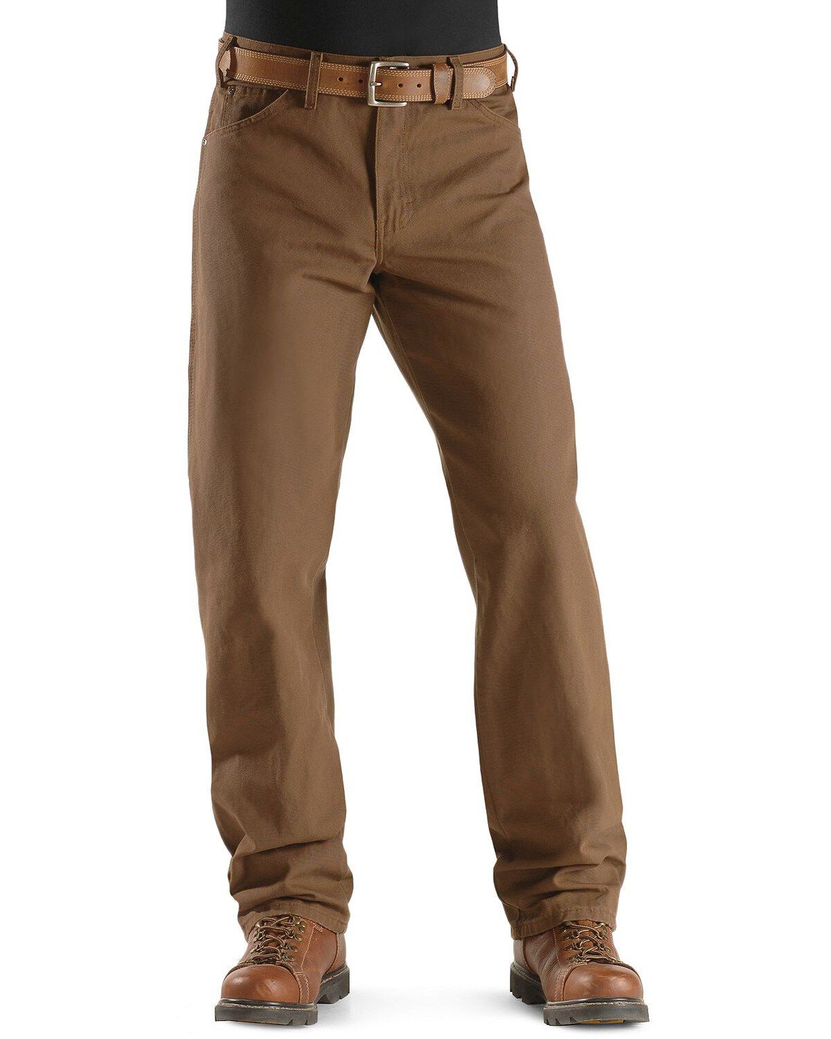 Image #2 - Dickies Relaxed Fit Duck Jeans - Big & Tall, Brown, hi-res