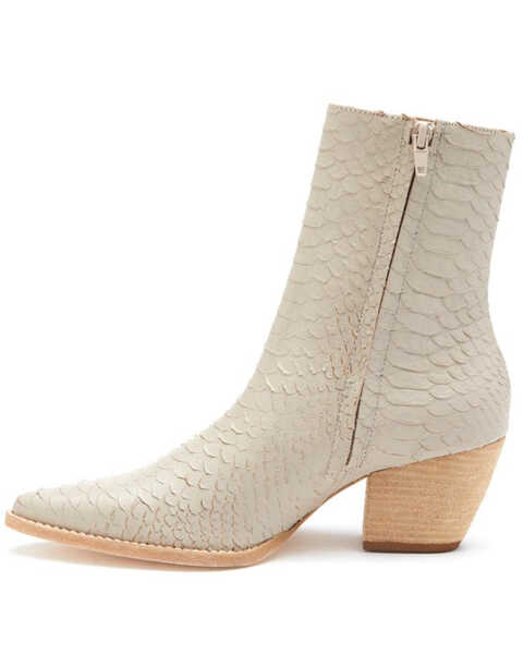 Matisse Women's Caty Snake Print Fashion Booties - Pointed Toe, Ivory, hi-res