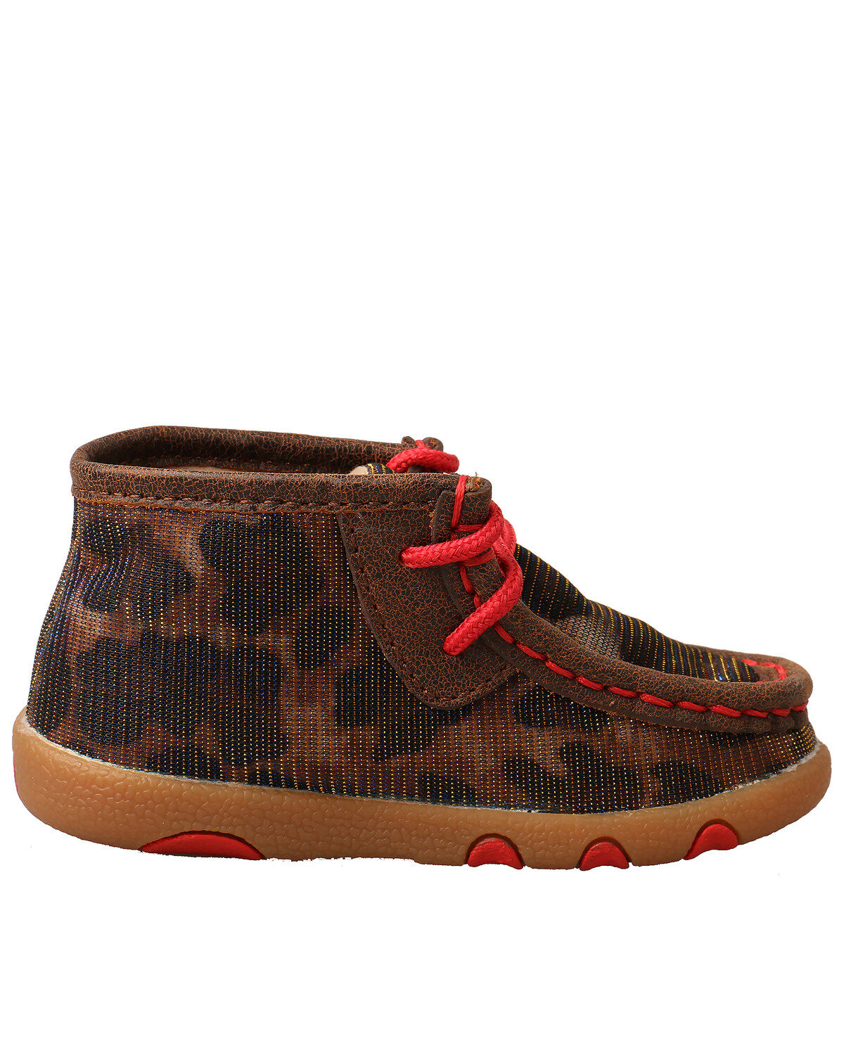 Image #2 - Twisted X Infant Girls' Shine Leopard Chukka - Moc Toe  , , hi-res