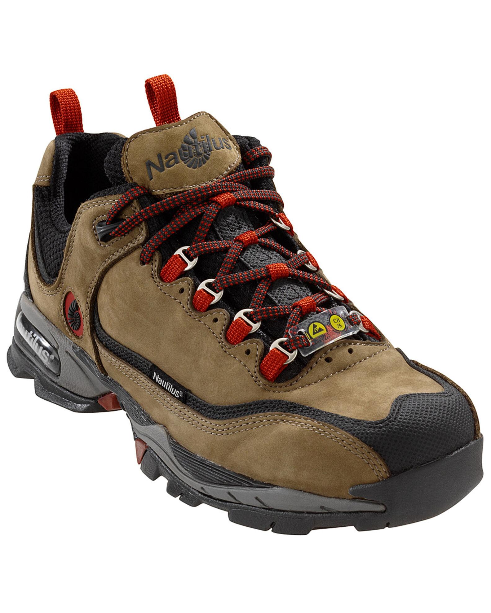 Image #1 - Nautilus Men's ESD Steel Toe Athletic Shoes, Moss, hi-res