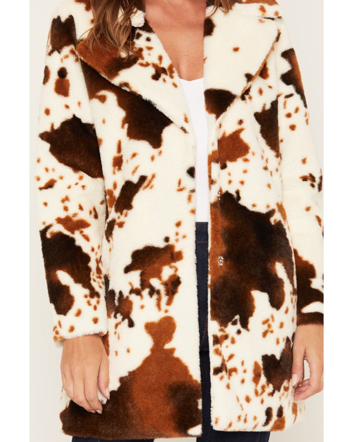 Image #3 - Becca Women's Faux Pony Fur Coat, Multi, hi-res
