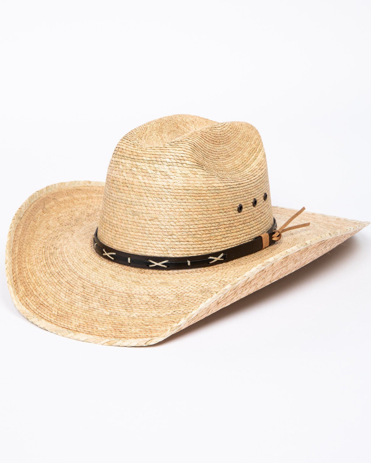 Cody James Kids' Straw Cowboy Hat, Natural, hi-res