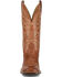 Image #4 - Tony Lama Women's Helena Western Boots - Broad Square Toe, Cognac, hi-res