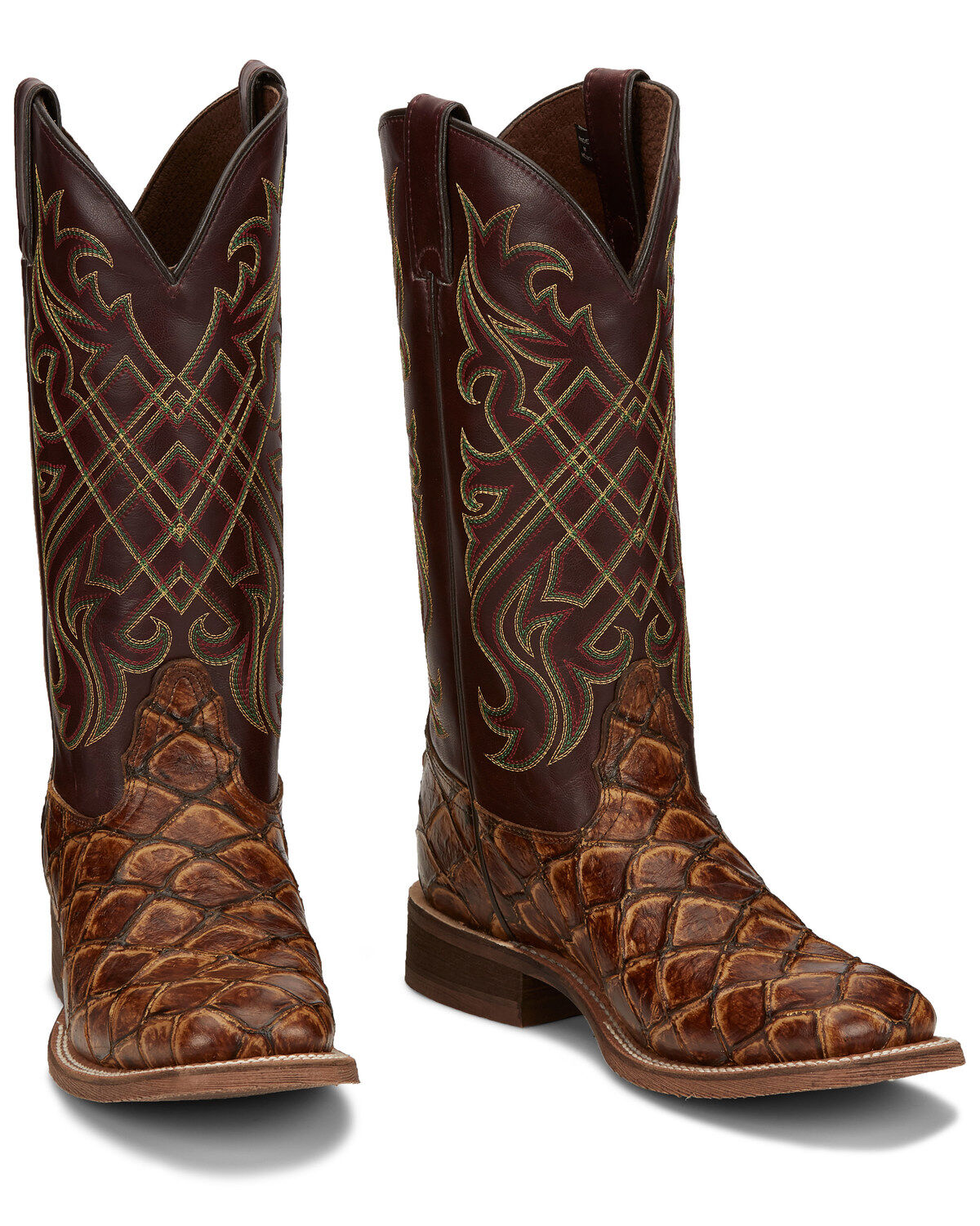 Image #8 - Nocona Men's Bryce Maple Western Boots - Broad Square Toe, , hi-res
