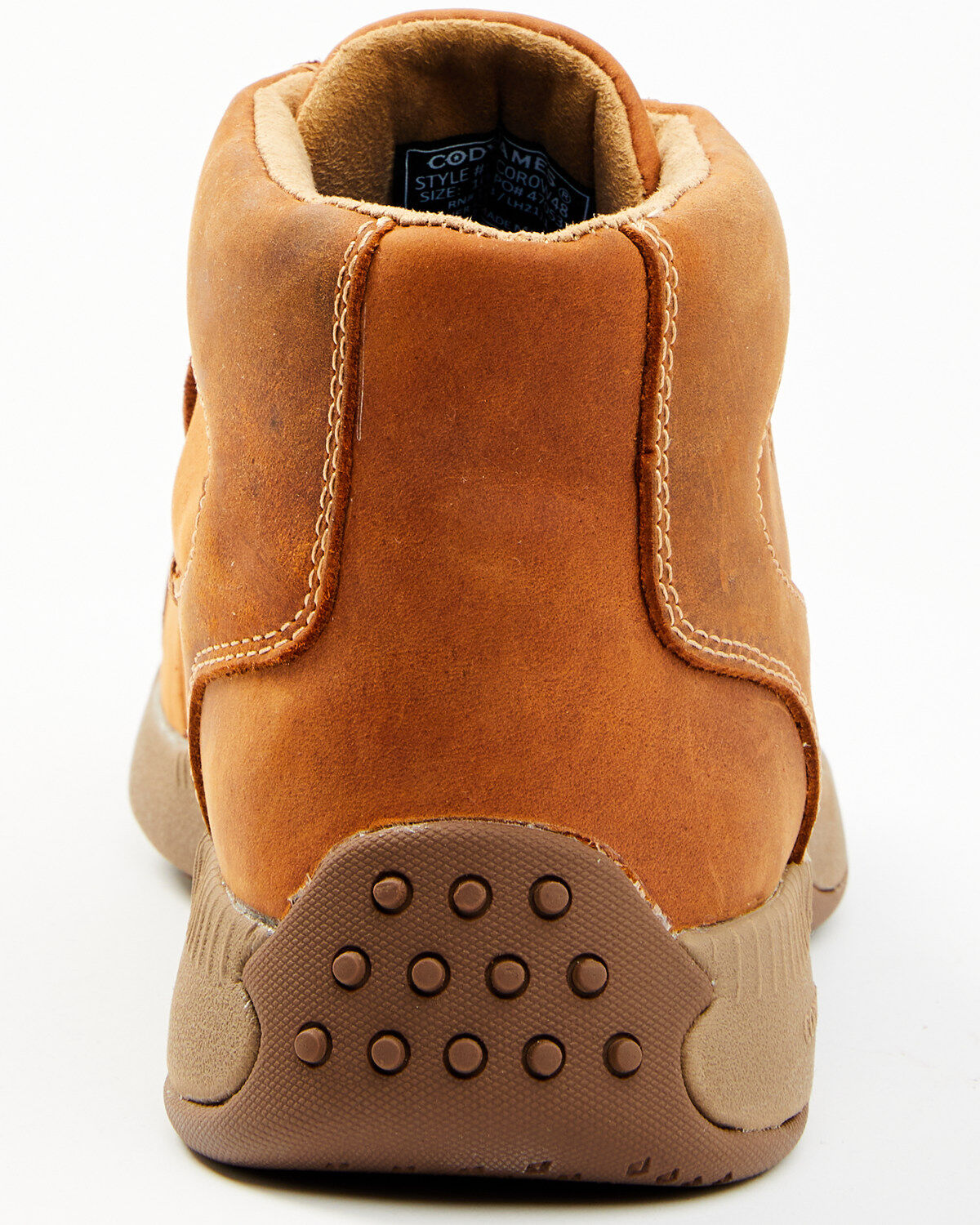 Image #5 - Cody James Men's Casual Wallabee Big Brother Lace-Up Work Boots - Composite Toe, Tan, hi-res