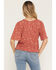 Image #4 - Wild Moss Women's Western Print Short Sleeve Shirt, Rust Copper, hi-res