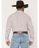 Image #4 - Ariat Men's Tiernan Geo Print Long Sleeve Button-Down Western Shirt, White, hi-res