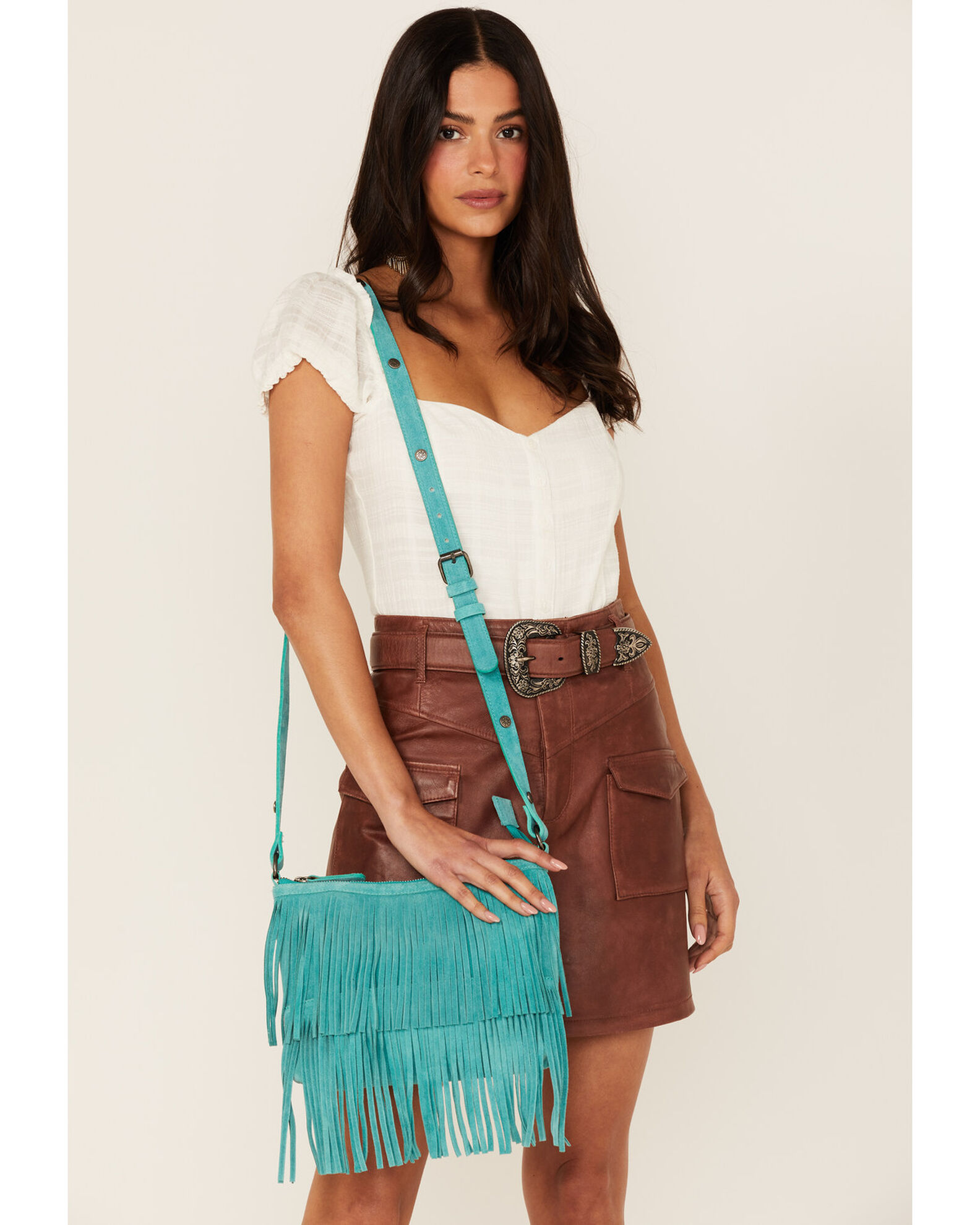 【COLOR iN ID】Hook belted big bag Red-w-Horses-XLG-Bag-1-debd309
