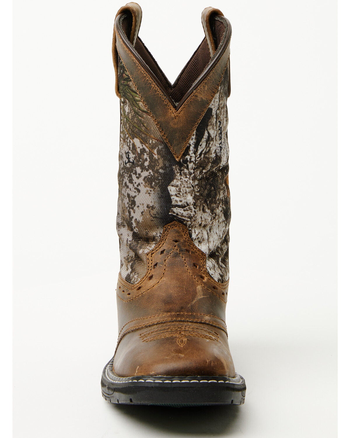 Image #4 - Cody James Boys' Tucker Western Boots - Broad Square Toe, Brown, hi-res
