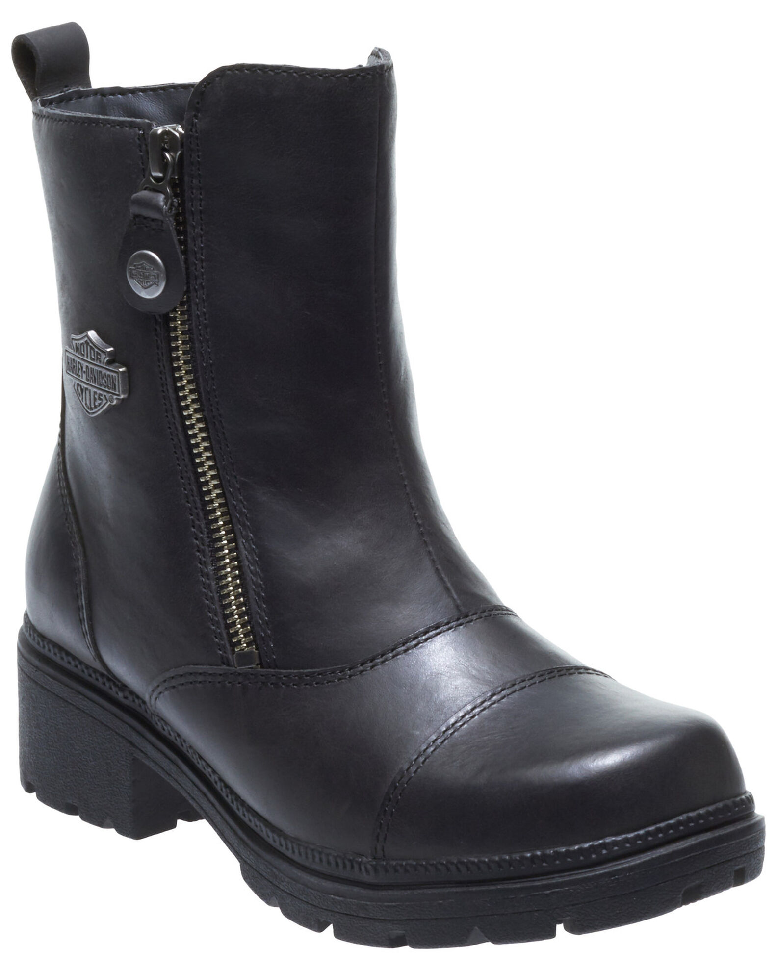 Harley davidson top boots womens black