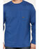 Image #2 - Ariat Men's Rebar Workman Chrome Moto Eagle Long Sleeve T-Shirt, Blue, hi-res