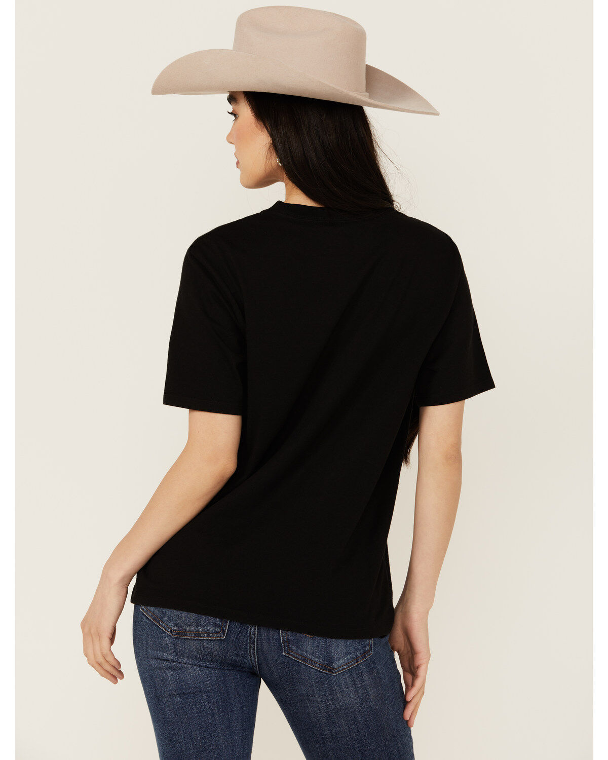 Image #4 - Idyllwind Women's Howdy Darlin Short Sleeve Boyfriend Graphic Tee, Black, hi-res