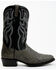Dan Post Men's Exotic Full-Quill Ostrich Western Boots - Round Toe, Grey, hi-res