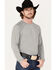 Image #2 - RANK 45® Men's Solid Performance Long Sleeve T-Shirt, Charcoal, hi-res