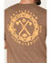 Howitzer Men's Battle Born Viking Spirit Graphic T-Shirt, Brown, hi-res