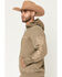 Image #2 - Wrangler Men's Logo Graphic Hooded Sweatshirt, Olive, hi-res
