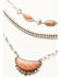 Image #2 - Shyanne Women's Stone Statement Layered Necklace, Pink, hi-res
