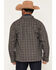 Image #4 - Ariat Men's Menswear Plaid Print Snap Shirt Jacket, Grey, hi-res