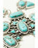Image #2 - Idyllwind Women's Porsha Squash Blossom Statement Necklace, Silver, hi-res