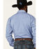 Rough Stock By Panhandle Men's Dobby Long Sleeve Snap Western Shirt , Blue, hi-res