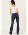 Image #3 - Idyllwind Women's La Vista Dark Wash Legend High Rise Bootcut Comfort Stretch Denim Jeans, Medium Wash, hi-res